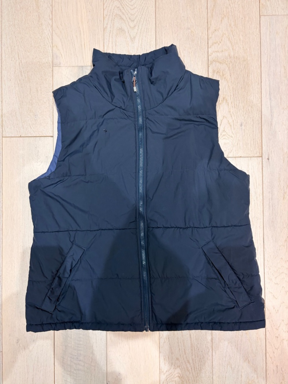 REI Classic Quilted Puffer Vest in Navy Blue Mens size Large